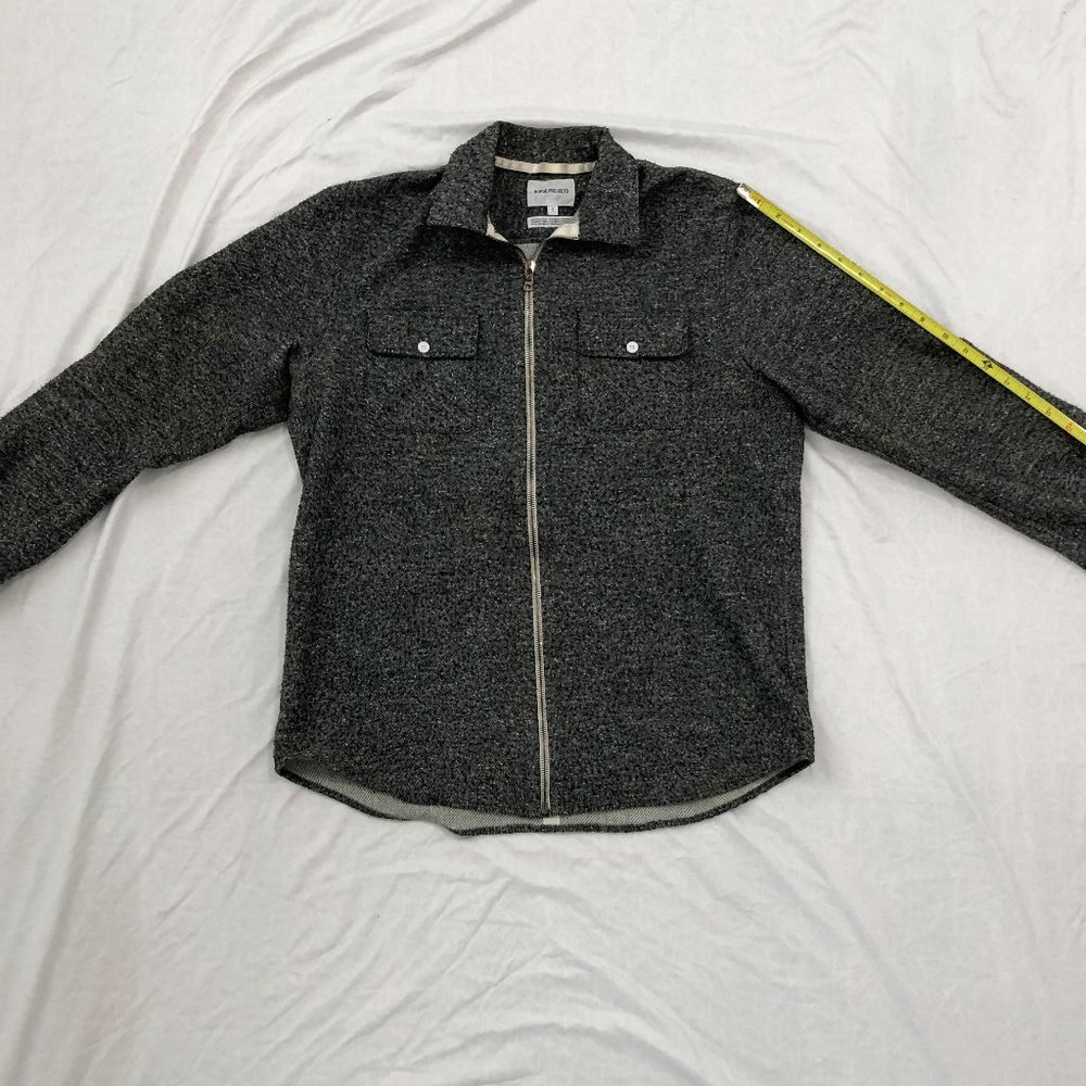 Norse Projects Villads Brushed Cotton Melange zip